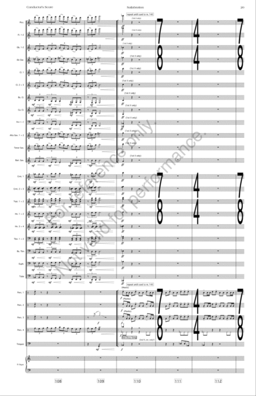 Sailabration Sailabration Concert Band scores gallery preview page 23