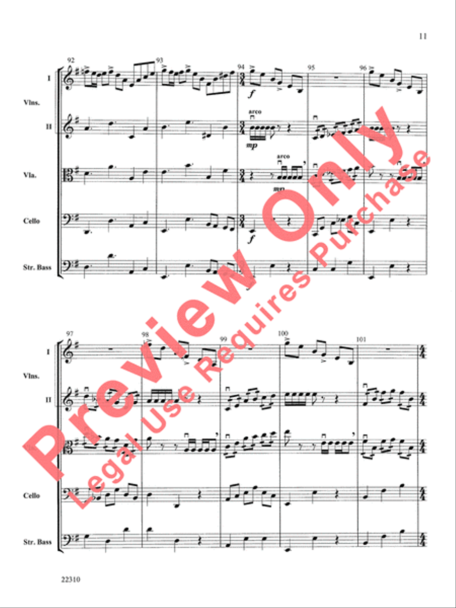 Incantations Incantations String Orchestra scores gallery preview page 12