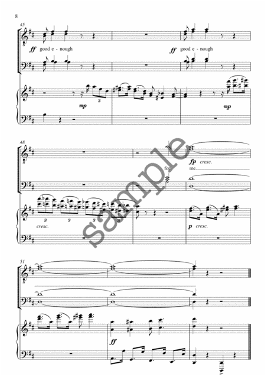 Give Me That Old Time Religion TTBB scores gallery preview page 8