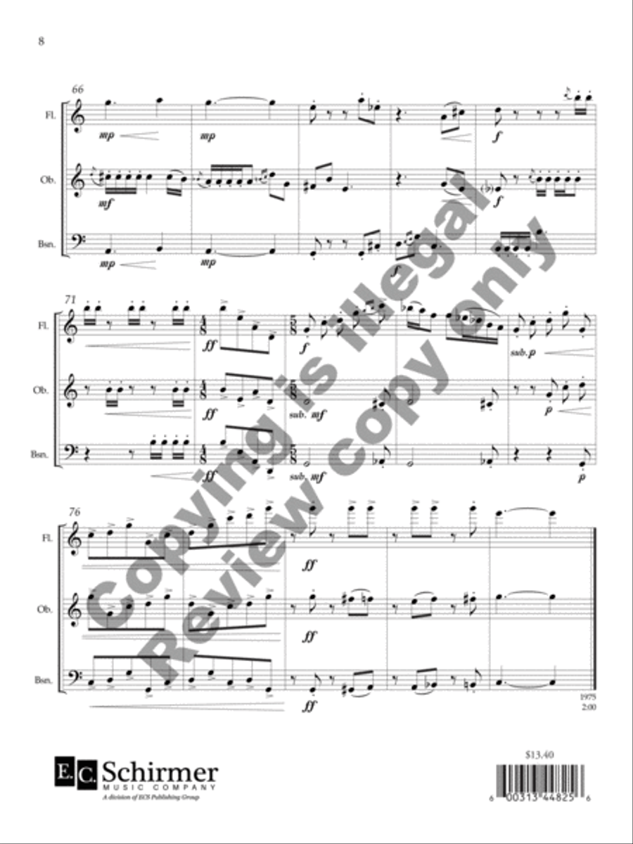 Impromptu Bassoon scores gallery preview page 6
