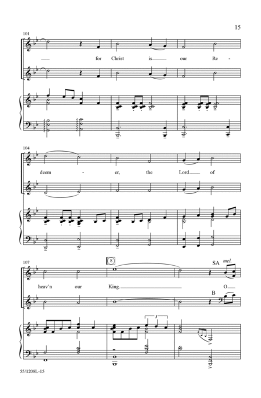 No Greater Love Choir scores gallery preview page 15