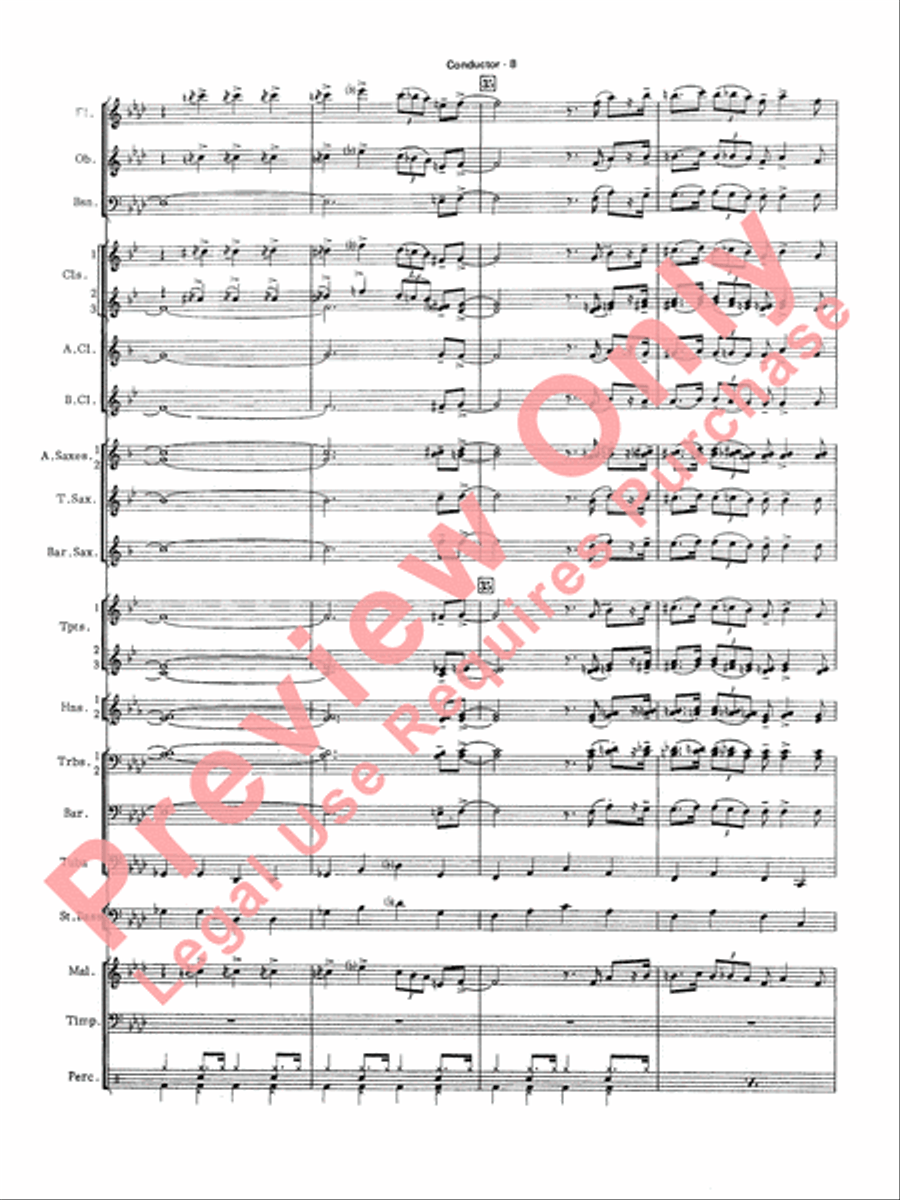 The Pink Panther Concert Band scores gallery preview page 11