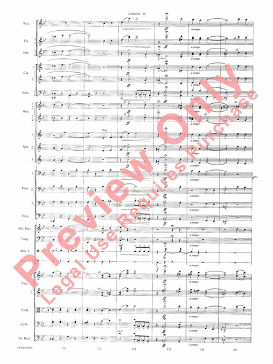 My Fair Lady (Medley) Full Orchestra scores gallery preview page 21
