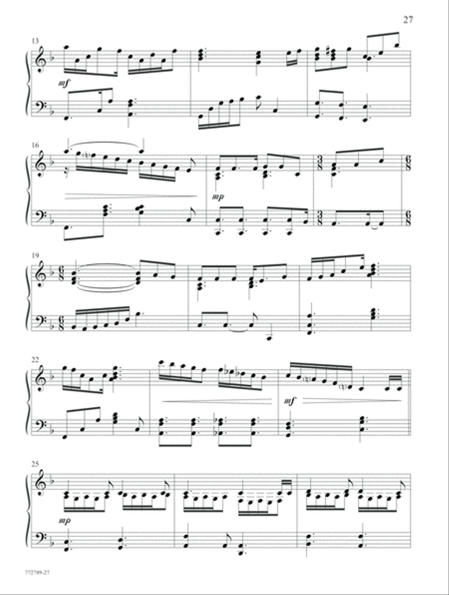Playing the Psalms Playing the Psalms Piano Solo scores gallery preview page 15