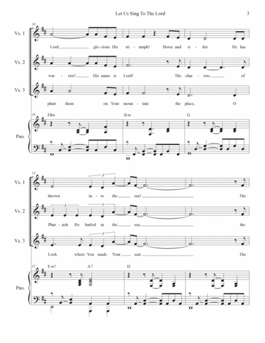 Let Us Sing To The Lord (2-part choir) image number null