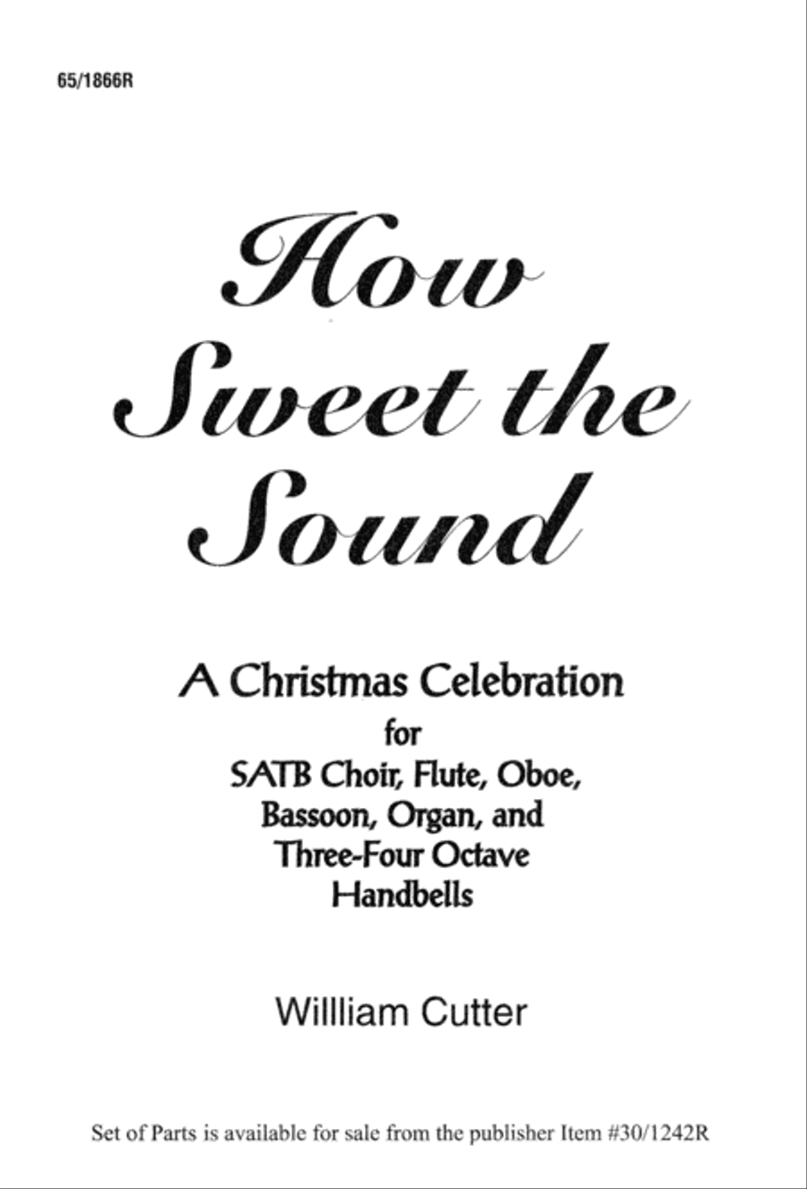 How Sweet the Sound 4-Part scores gallery preview page 3