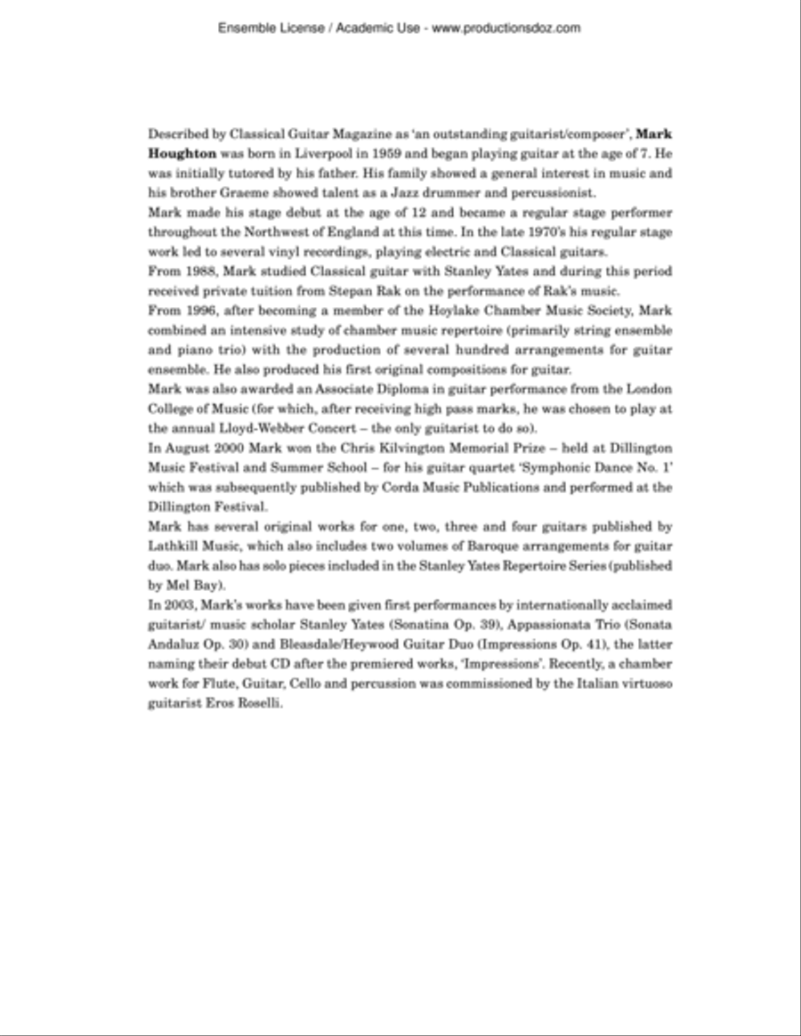 Little Celtic Suite Classical Guitar scores gallery preview page 2