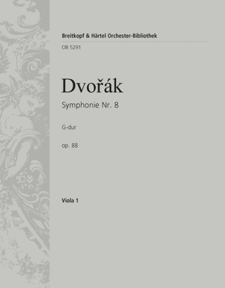 Book cover for Symphony No. 8 in G major Op. 88