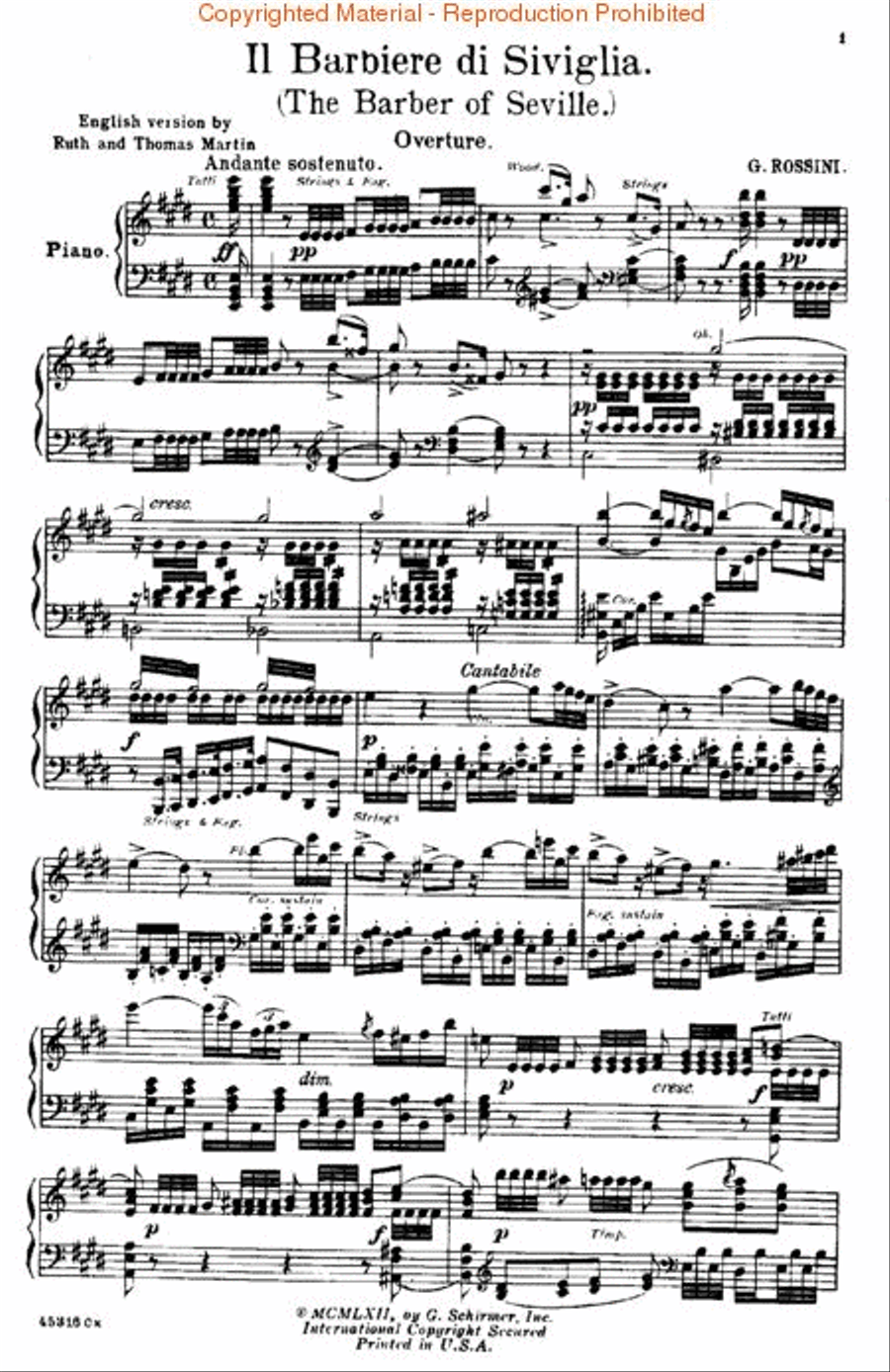Il barbiere di Siviglia Voice scores gallery preview page 3