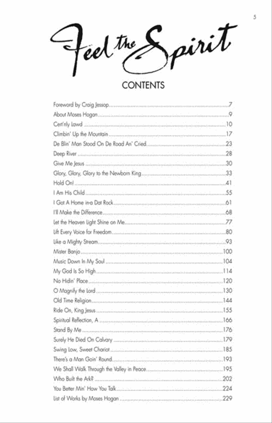 Feel the Spirit Volume II 4-Part scores gallery preview page 2