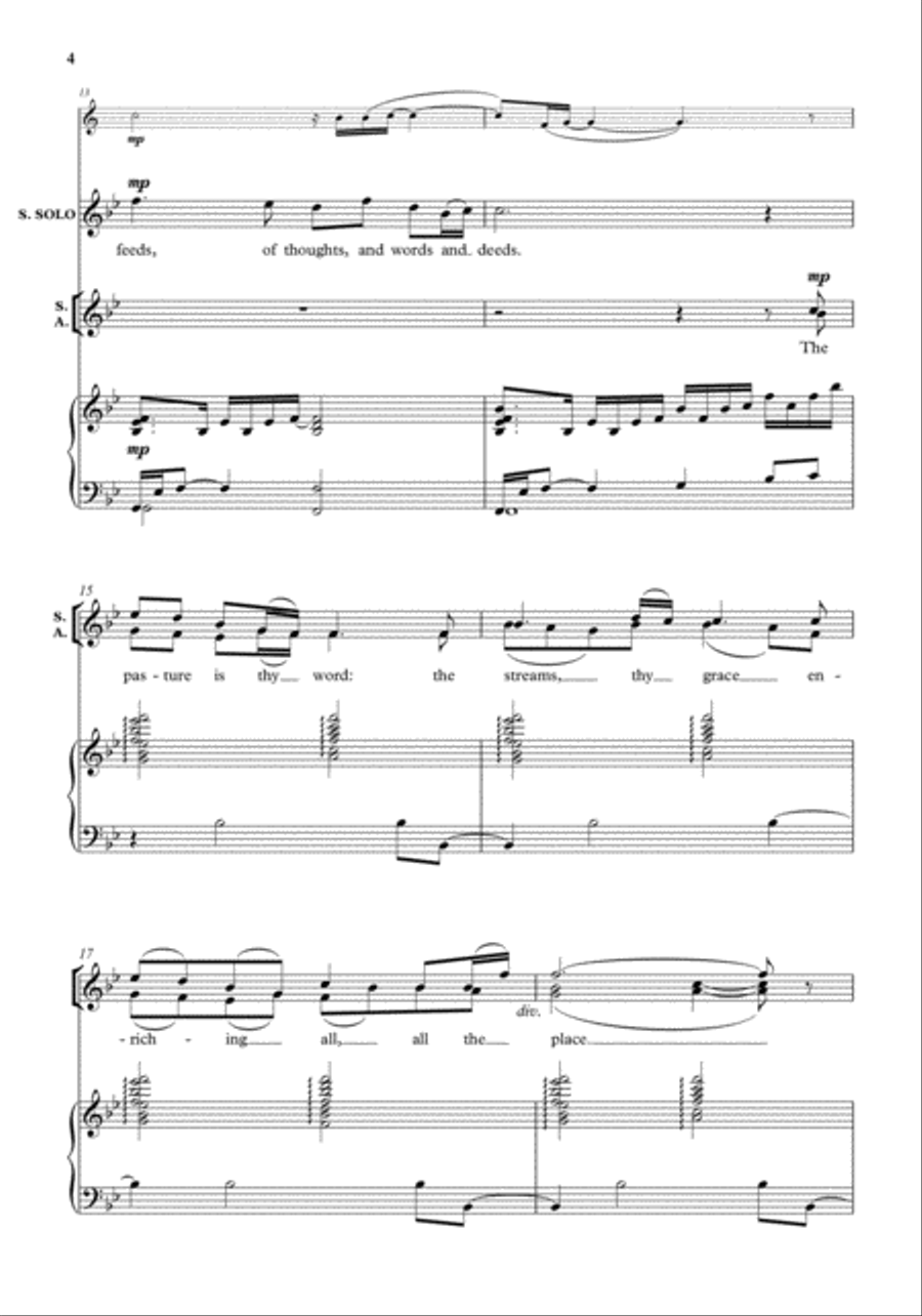 The shepherds sing 4-Part scores gallery preview page 4