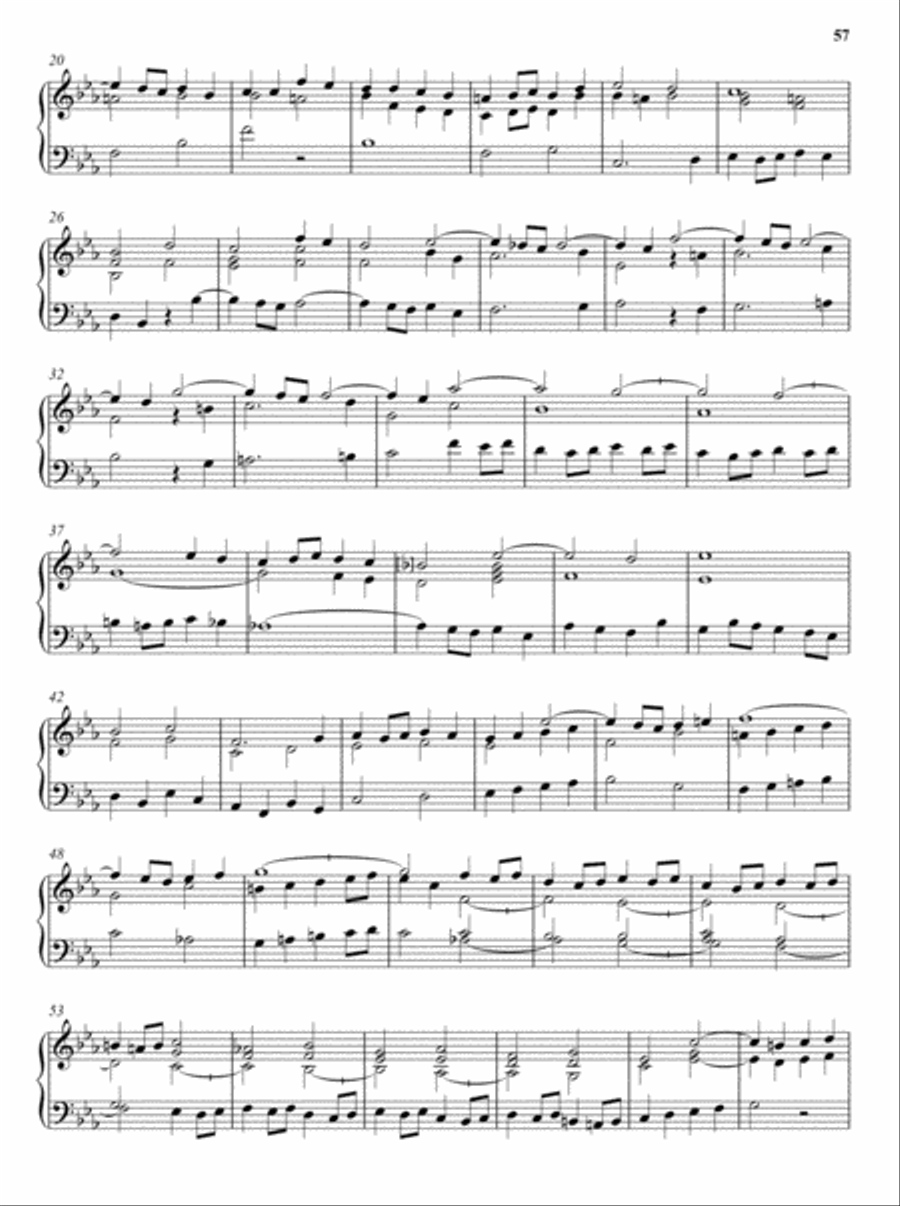 18th-century English Organ Music, Volume 1 Organ Solo scores gallery preview page 7