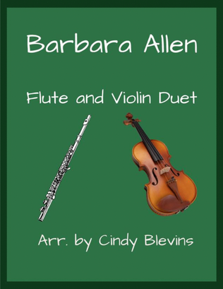 Book cover for Barbara Allen, Flute and Violin