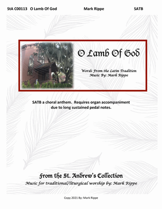 O Lamb Of God (StA C00113)