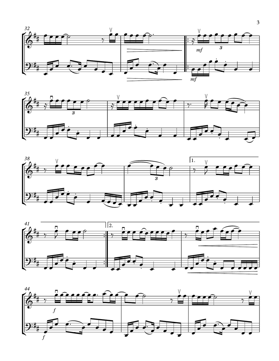 Hotel California String Duet scores gallery preview page 3