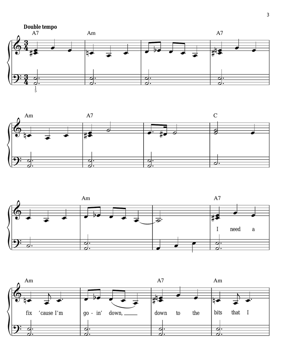 Happiness Is A Warm Gun Voice scores gallery preview page 3