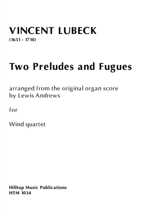 Book cover for Two Preludes and Fugues
