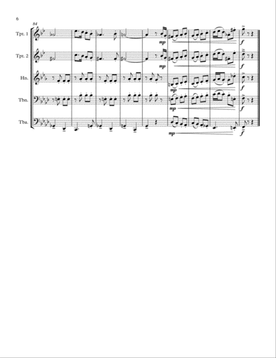 I Didn't Do It Brass Ensemble scores gallery preview page 6