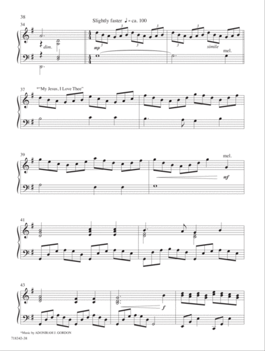 My Redeemer Piano Solo scores gallery preview page 22