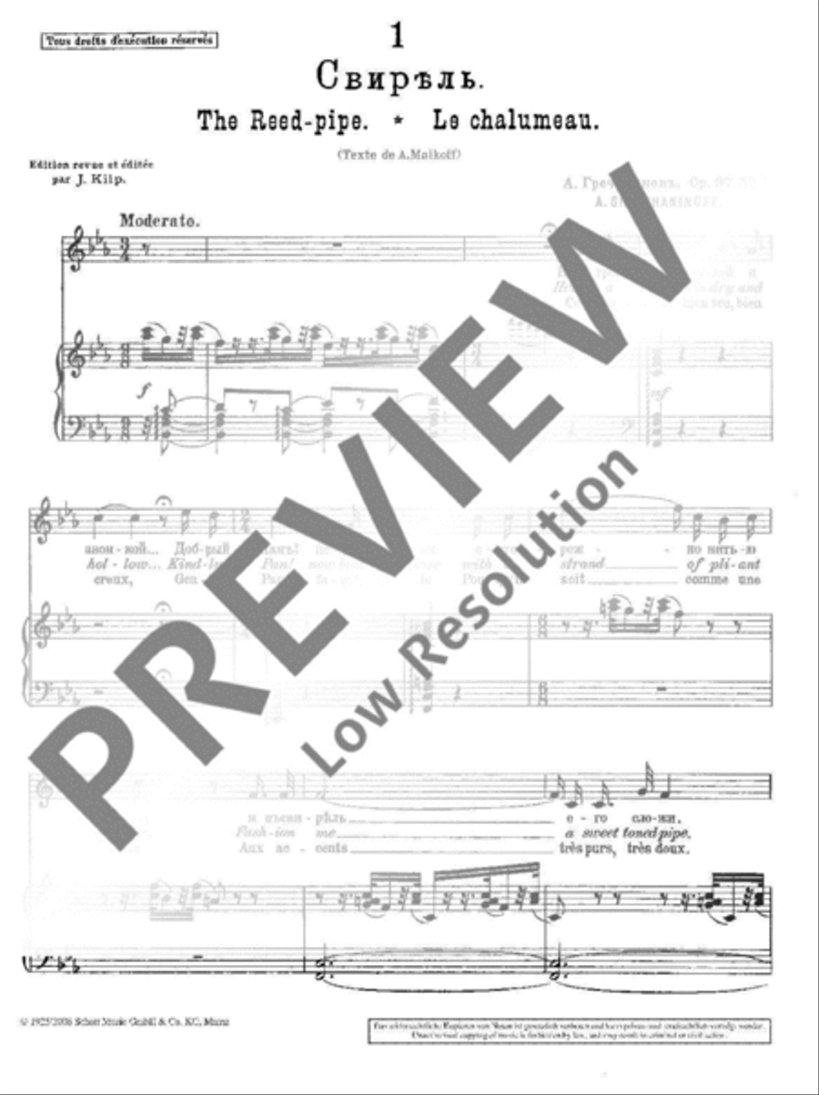 The Reed pipe Voice Solo scores gallery preview page 3