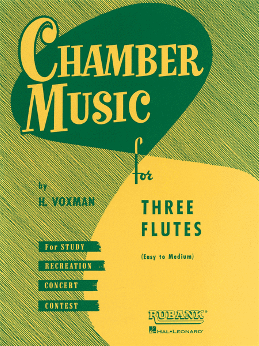 Chamber Music for Three Flutes Flute Trio scores gallery preview page 1