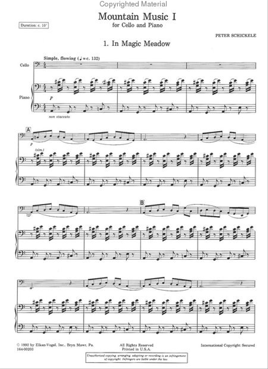 Mountain Music I Mountain Music I Chamber Music scores gallery preview page 2
