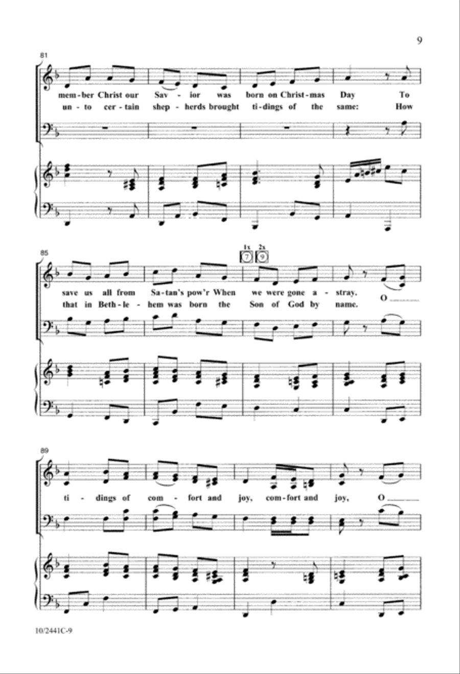 Sing We All of Christmas Sing We All of Christmas 4-Part scores gallery preview page 9
