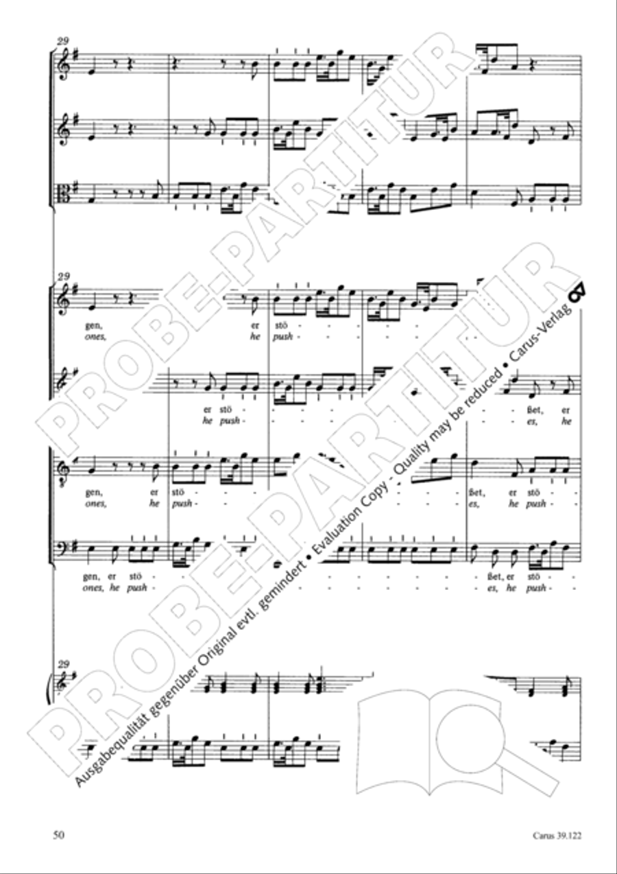 All my spirit exalts (With my spirit I praise the Lord) 4-Part scores gallery preview page 51