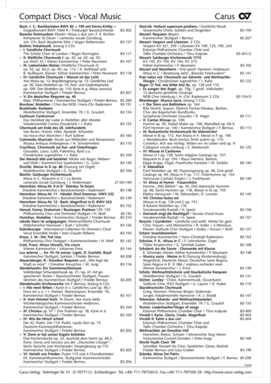 Misericordias Domini 4-Part scores gallery preview page 17