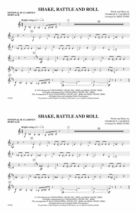 Shake, Rattle and Roll: Optional Bb Clarinet/Horn in Bb