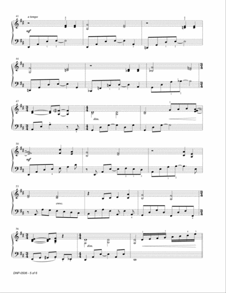 I Surrender All - for Offertory or Special Music Piano Solo scores gallery preview page 5