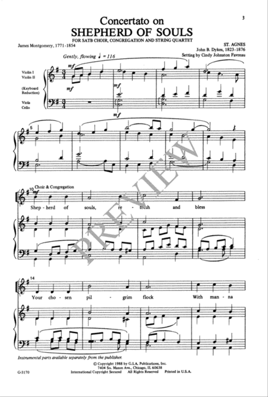 Shepherd of Souls 4-Part scores gallery preview page 4