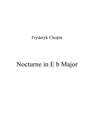 Book cover for Nocturne in E b Major