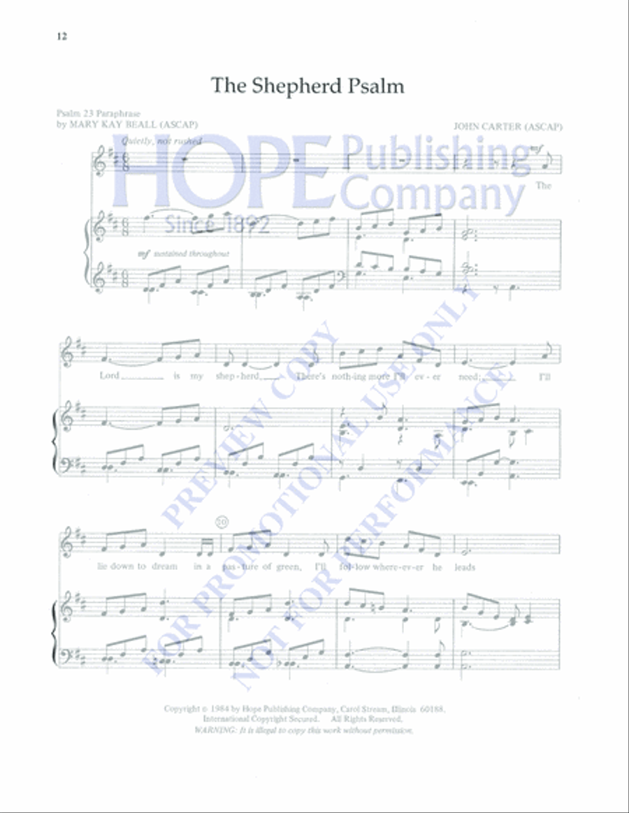 Come with a Singing Heart Voice Solo scores gallery preview page 16