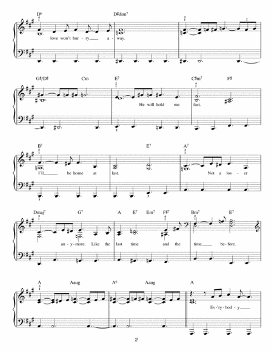 Maybe This Time Maybe This Time Easy Piano scores gallery preview page 2