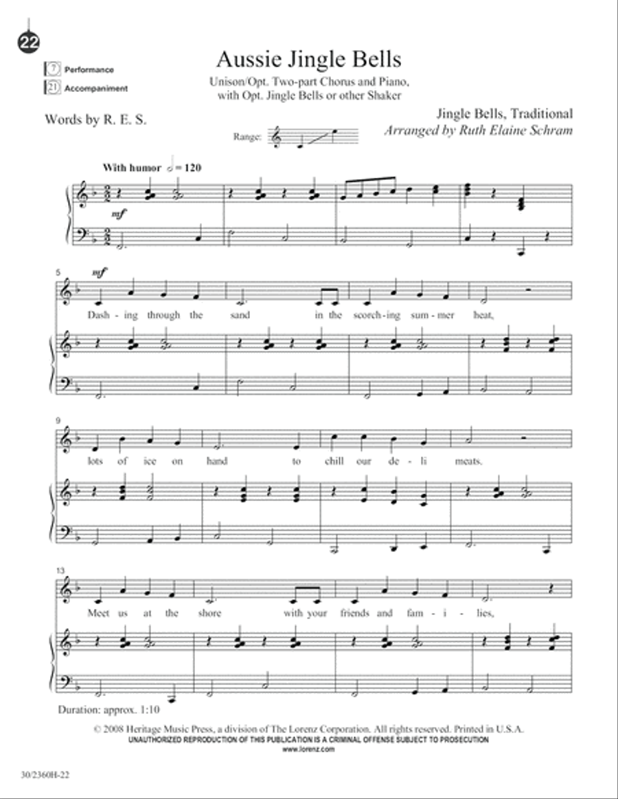 It's Christmas Everywhere! Unison Choir scores gallery preview page 23