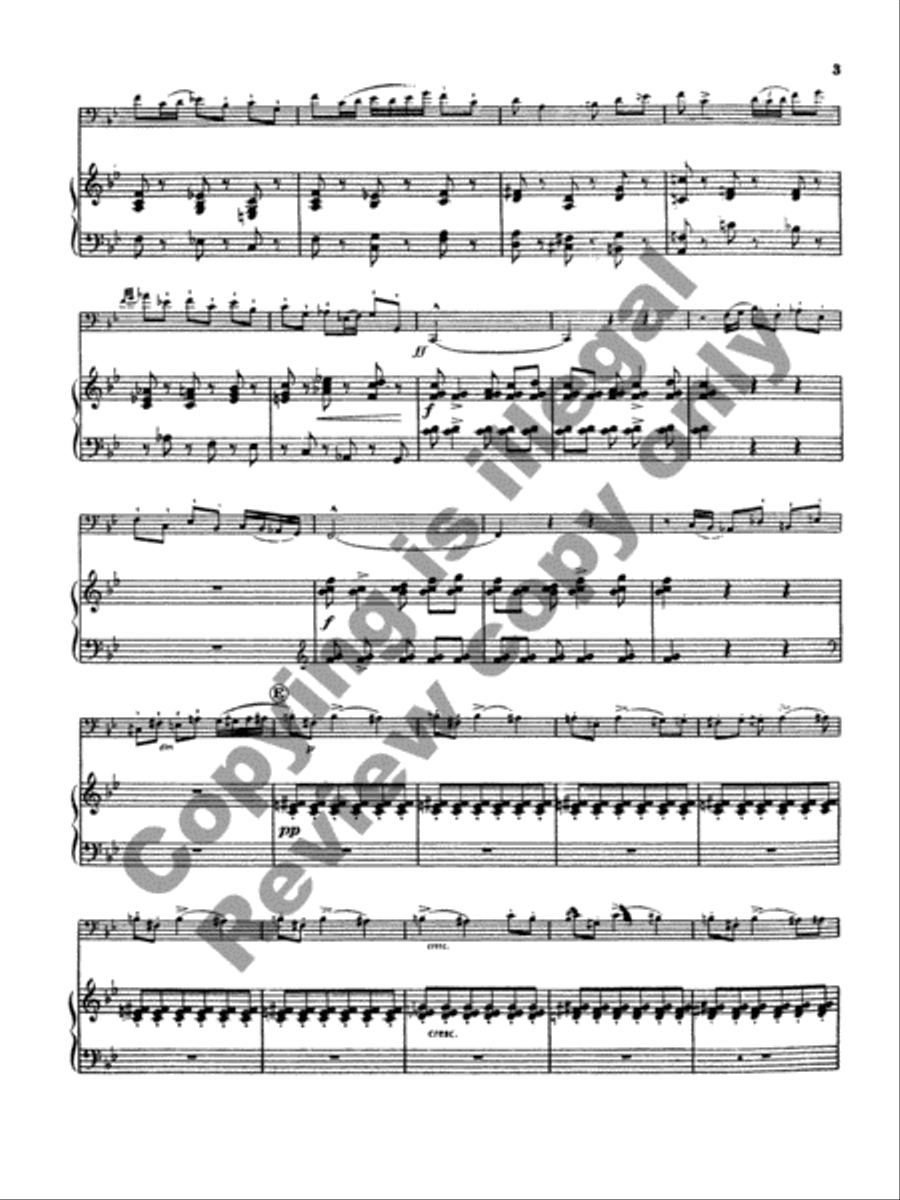 Concerto for Bassoon & Strings (or Band) Orchestra scores gallery preview page 14
