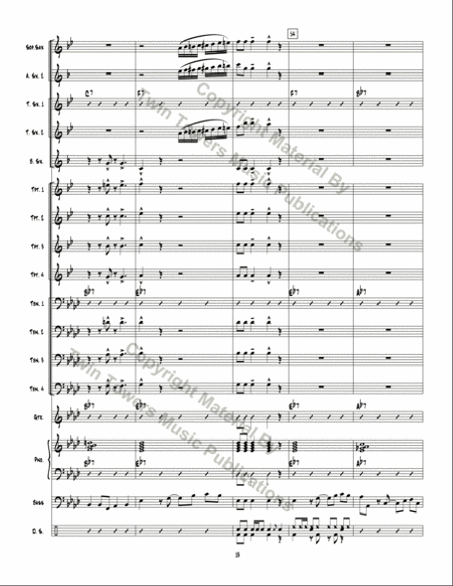 Jazz Revival Jazz Ensemble scores gallery preview page 14