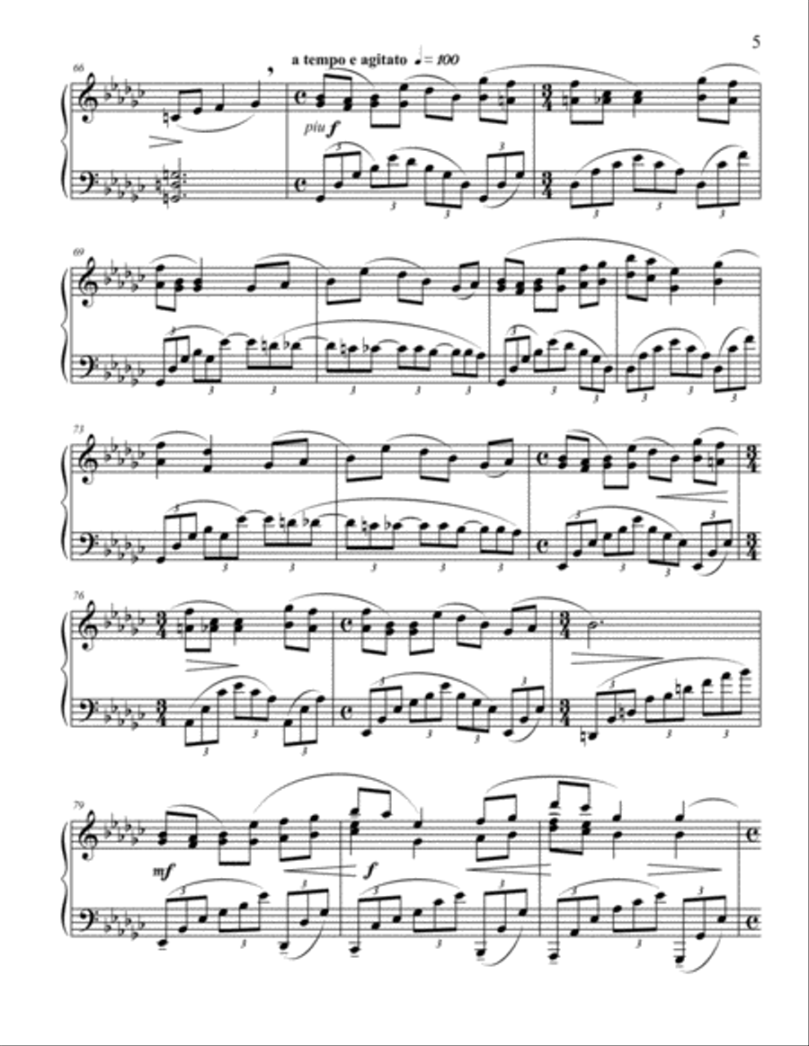 Pour le Poete Piano Solo scores gallery preview page 6