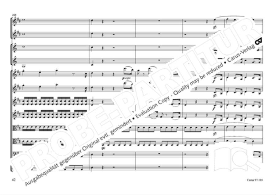 Concertone in D major Horn scores gallery preview page 43
