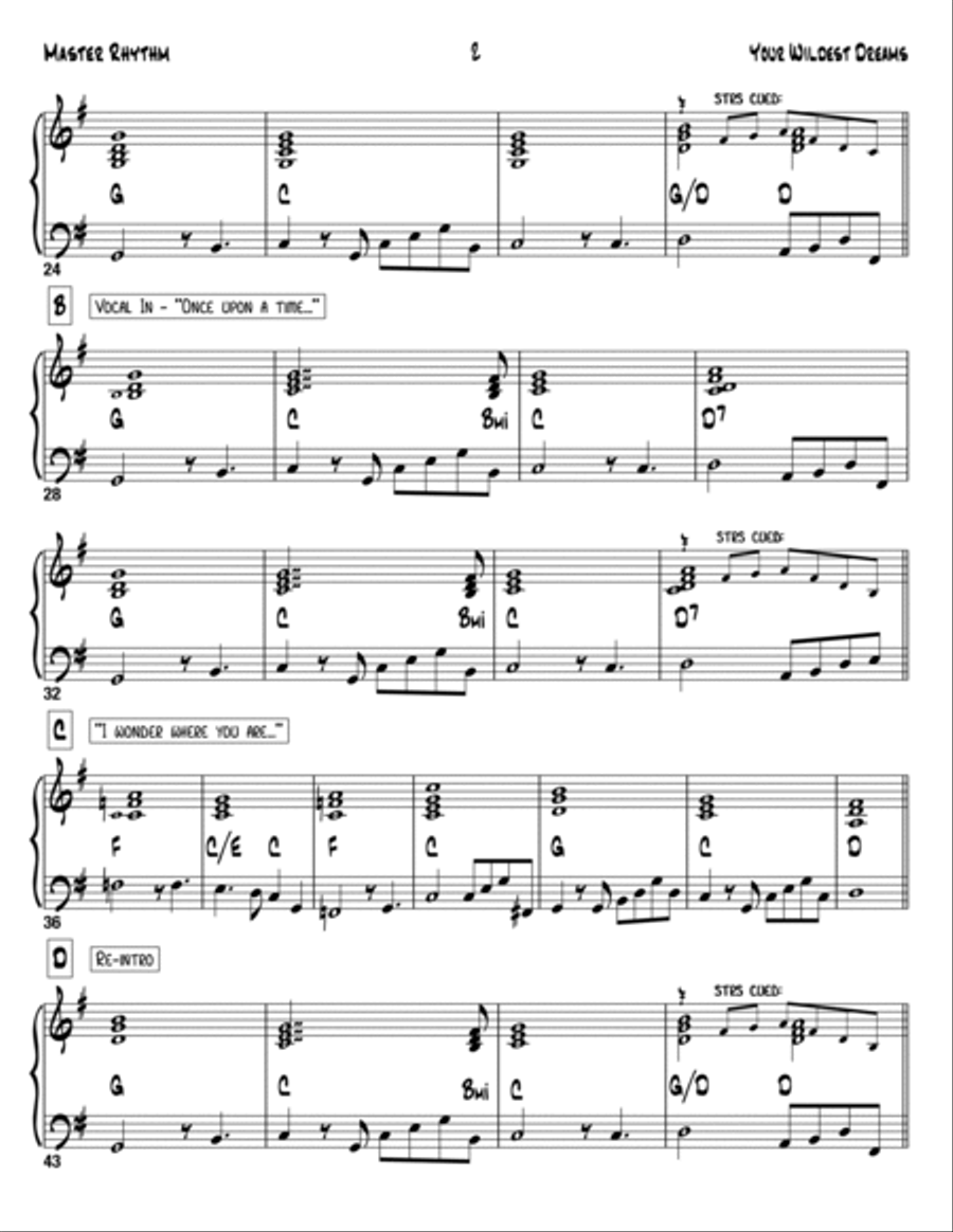Your Wildest Dreams Voice scores gallery preview page 2