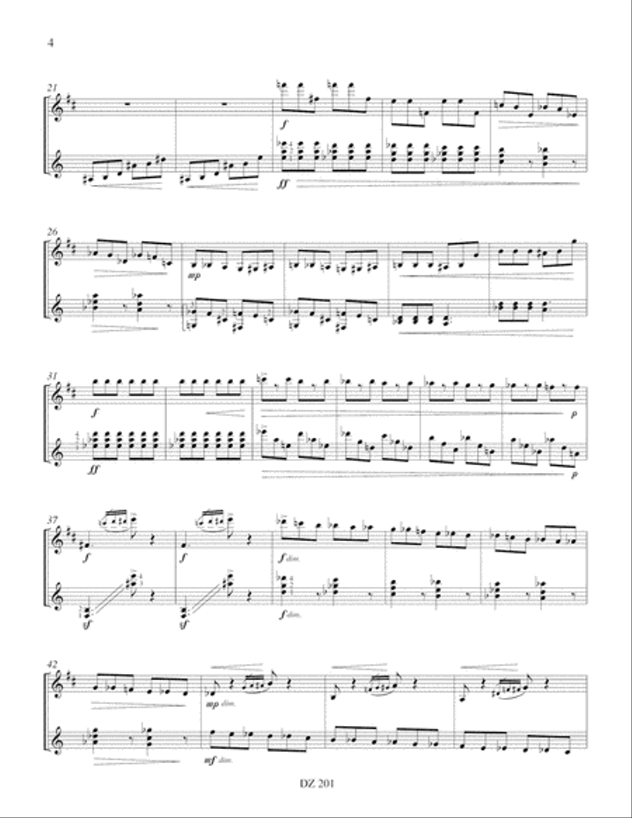 Suite espiègle Flute scores gallery preview page 4