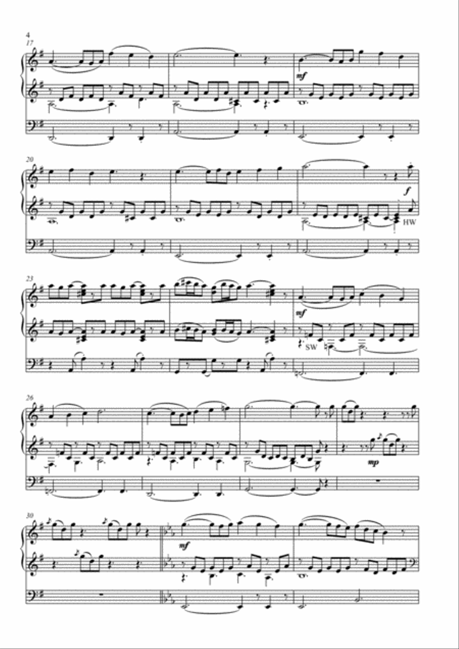 Danse de Printemps for organ Organ Solo scores gallery preview page 4