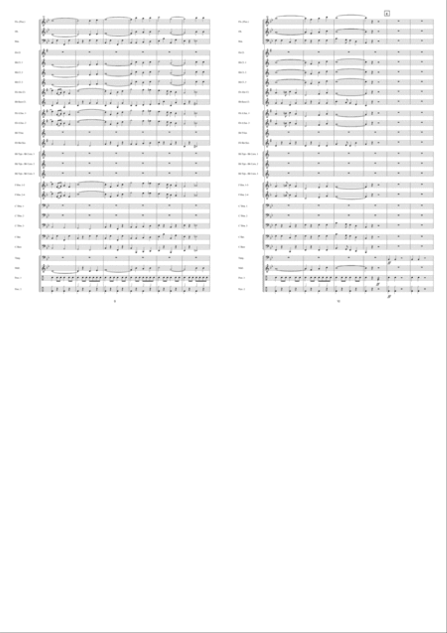 The Longest Day The Longest Day Fanfare Band scores gallery preview page 6