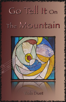 Book cover for Go Tell It On The Mountain, Gospel Song for Viola Duet