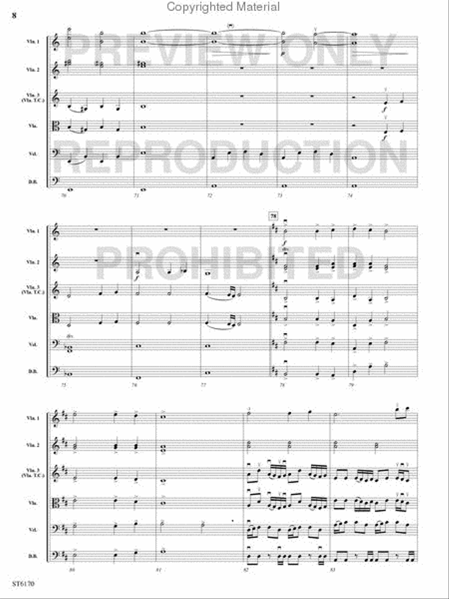 North Star to Freedom String Orchestra scores gallery preview page 7