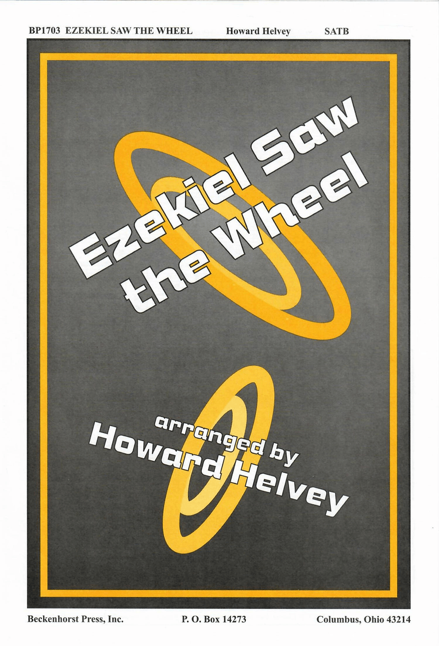Ezekiel Saw the Wheel - SATB 4-Part scores gallery preview page 1
