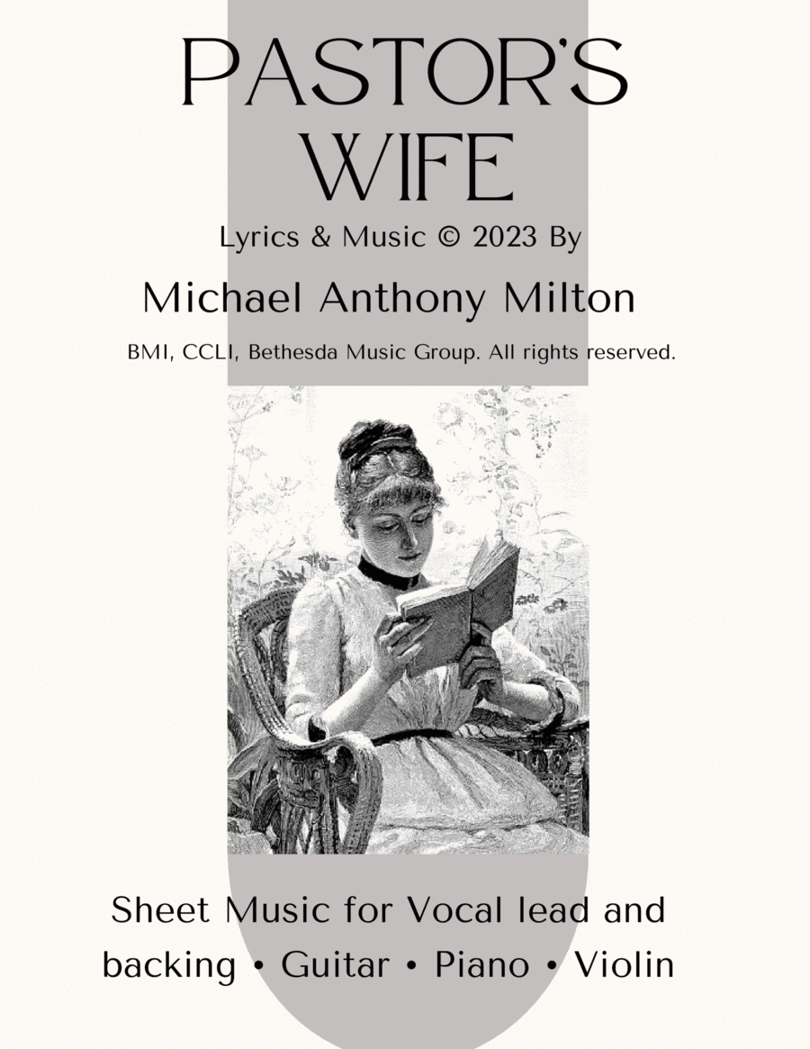 Pastor’s Wife Piano, Vocal, Guitar scores gallery preview page 1