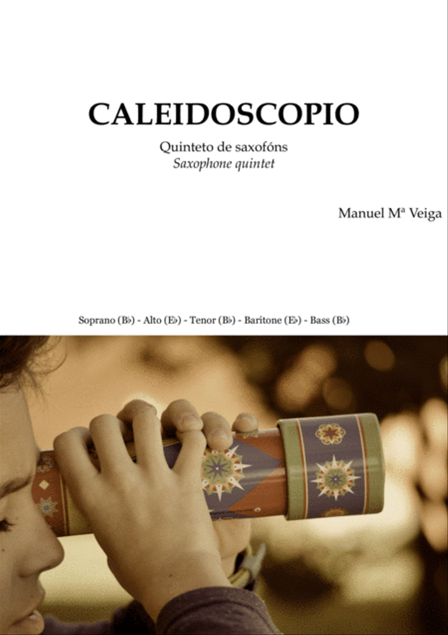 Caleidoscopio Saxophone Quintet scores gallery preview page 1