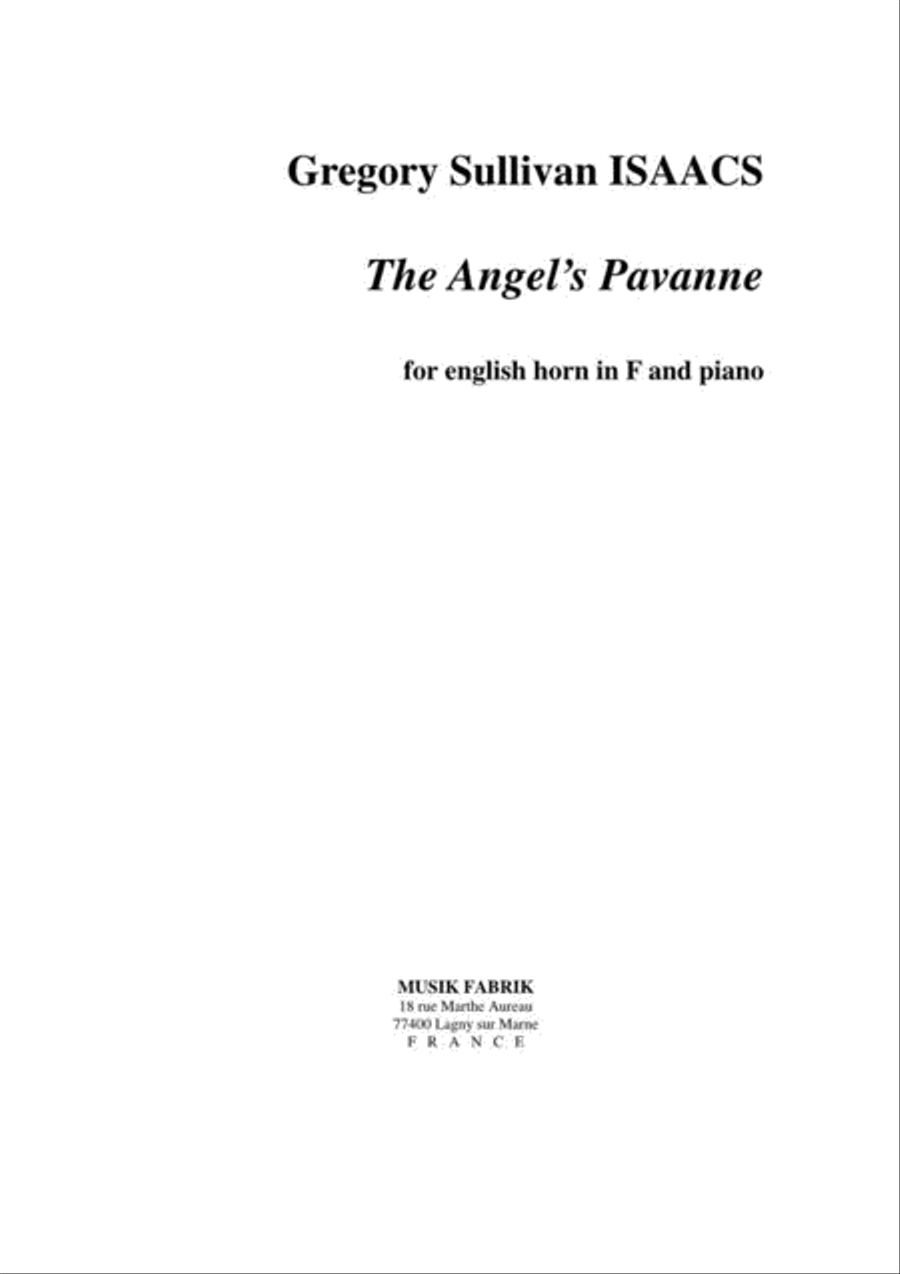 The Angel's Pavanne English Horn scores gallery preview page 1